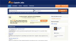 Desktop Screenshot of getcaptainjobs.com