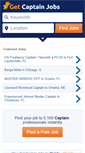 Mobile Screenshot of getcaptainjobs.com